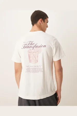 Abercrombie & Fitch – T-Shirt in mit Motivprint am Rücken und klassischem Schnitt