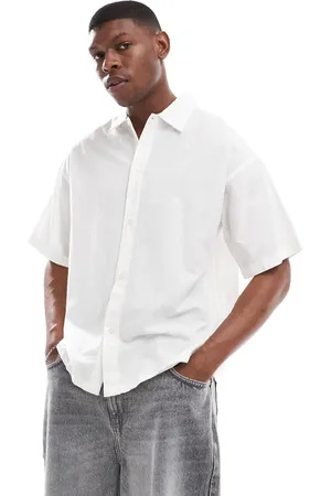 JACK & JONES – Oversize-Leinenhemd in