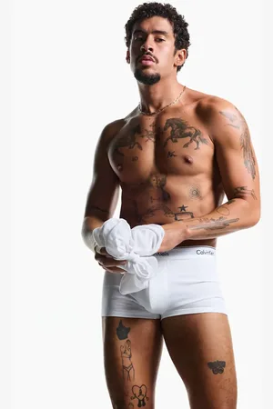 Calvin Klein – 3er-Pack Unterhosen aus Baumwollstretch in mit Abnähern und Logo