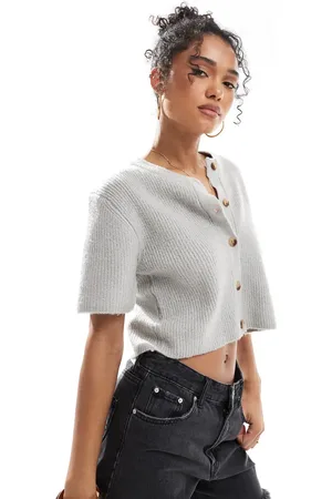 Brave Soul – Kurzärmlige Strickjacke in