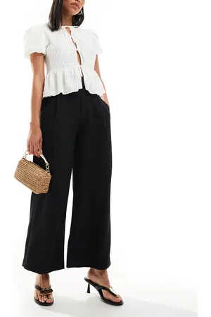 Stradivarius – Elegante, verkürzte Hose in