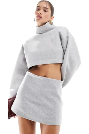 ASOS ‑ Skort aus Neopren in Anthrazit