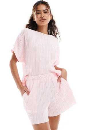 VERO MODA – Plissierte Shorts in , Kombiteil