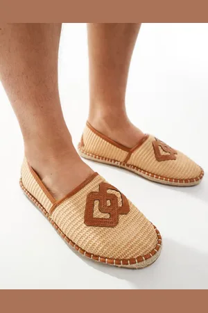 ASOS – Espadrilles in Steinbeige mit Webstruktur
