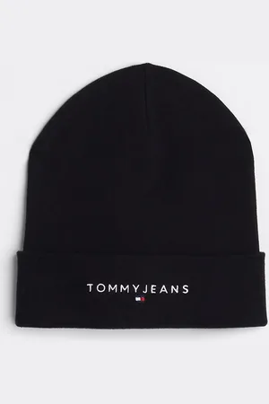 Tommy Hilfiger – Strickmütze in mit Logo-Stickerei