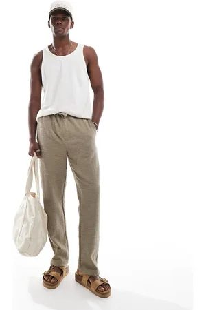 Only & Sons – Strukturierte Hose in verwaschenem