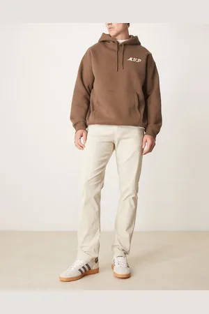 ASOS – Chinohose in Steinbeige mit schmalem Schnitt