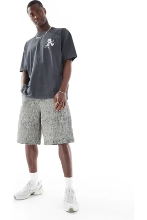 ASOS – Lange Jorts mit Military-Muster