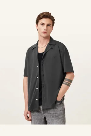 AllSaints – Hudson – Kurzärmliges Hemd in Carter