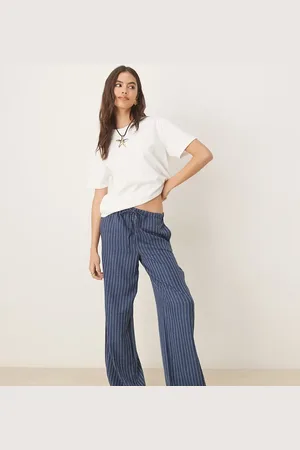 JDY – Hose in gestreiftem mit weitem Bein