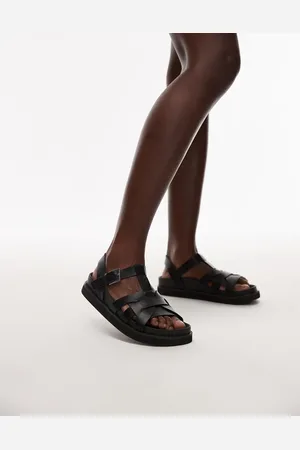 Topshop – Jason – Flache Sandalen in