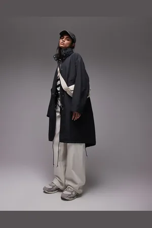 ARKET – Leichter, beschichteter Longline-Utility-Parka in mit verstaubarer Kapuze