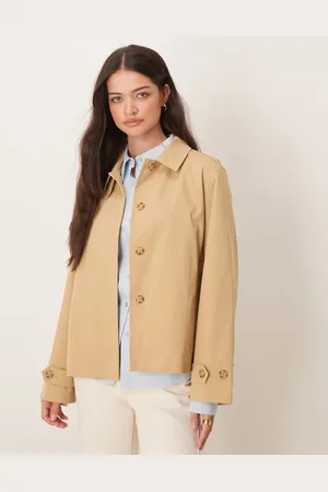 GANT – Kurzer Trenchcoat in Beige