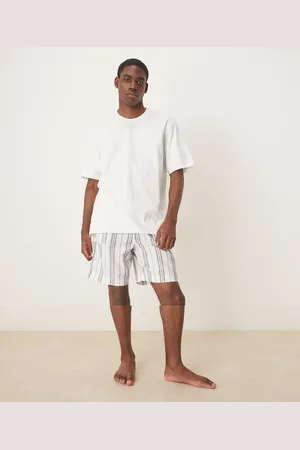 MANGO – Pyjama mit Shorts in mit Streifen