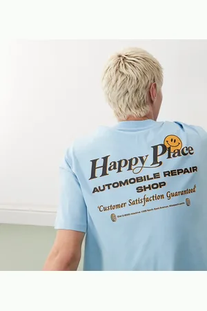 COLLUSION – T-Shirt in mit Smiley-Print
