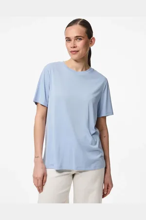 Pieces® – T-Shirt in Hellblau