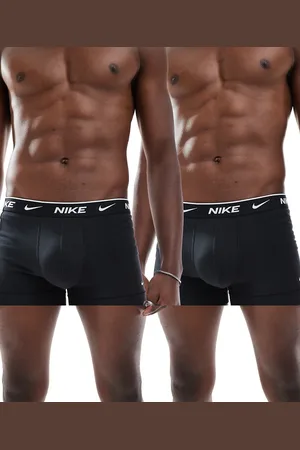 Nike – Everyday Cotton – 2er-Pack Stretch-Boxer-Slips in und Marineblau