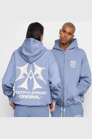 Multiply Apparel – Sketch – Oversize-Kapuzenjacke in wilder Wind
