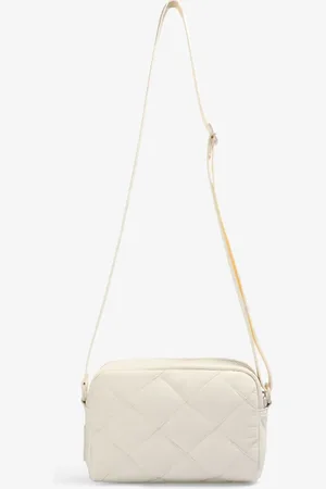 SCALPERS – NY – Tasche aus gestepptem Stoff in Ecru