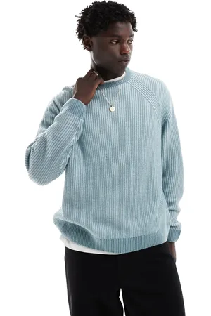 ASOS – Oversize-Strickpullover in mit plattiertem Patentmuster