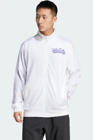 adidas – Trainingsoberteil in mit „Real Madrid“-Print