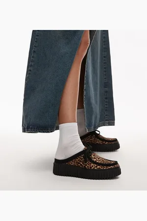 Clarks – Torhill – Mules mit Leopardenmuster