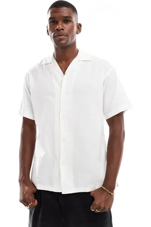 JACK & JONES – Hemd aus Leinen in mit Reverskragen