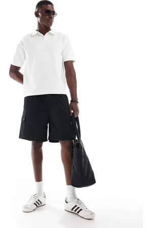 JACK & JONES – Locker sitzende Cargo-Shorts in mit Tunnelzug