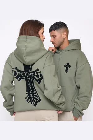 Multiply Apparel – Cavalry – Oversize-Kapuzenjacke in Kleeblattgrün