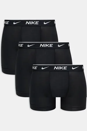 Nike – Everyday Cotton Stretch – 3er-Pack lange, eng geschnittene Boxershorts in