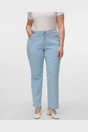VERO MODA – Straight-Fit-Jeans in Hellblau