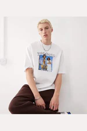 COLLUSION – Kastiges Skater-Festival-T-Shirt mit offiziellem „OUTKAST“-Fotoprint