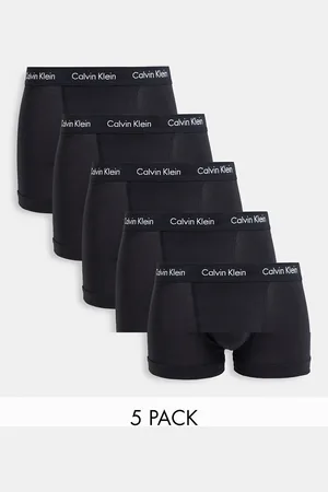 Calvin Klein – 5er-Pack Unterhosen aus Baumwollstretch in