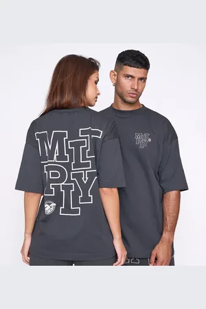 Multiply Apparel – Elision – Oversize-T-Shirt in Black Soda