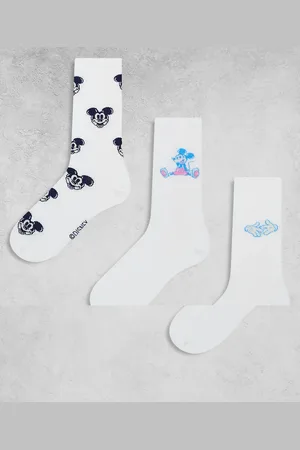 ASOS – Disney – 3er-Pack mehrfarbige Socken mit „Micky Maus“-Motiven