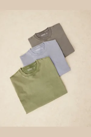 Abercrombie & Fitch – Essential – 3er-Pack T-Shirts in /Bunt