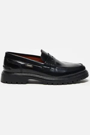 Noak – Made in Portugal – Loafer aus schwarzem Leder mit Trensendetail