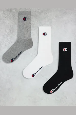Champion – 3er-Pack Crew-Socken in verschiedenen Farben
