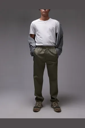 Lacoste – Gerade geschnittene Hose in Khaki