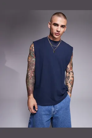 ASOS – Oversize-Tanktop aus Leinenmix in