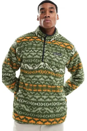 Columbia – Rugged Ridge – Fleece-Sweatshirt in mit kurzer Druckknopfleiste