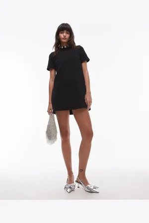 & OTHER STORIES – Minikleid aus Tweed in mit verziertem Ausschnitt