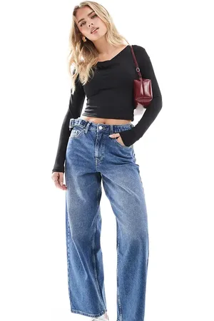 Miss Selfridge – Baggy Jeans mit betonter Taille