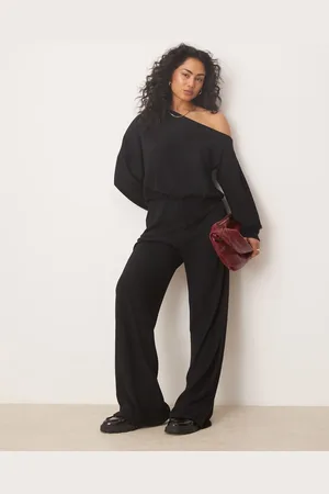 ASOS – Super weicher, schulterfreier Jumpsuit in
