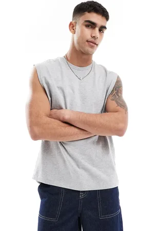 ASOS – Schweres Oversize-Tanktop in meliertem