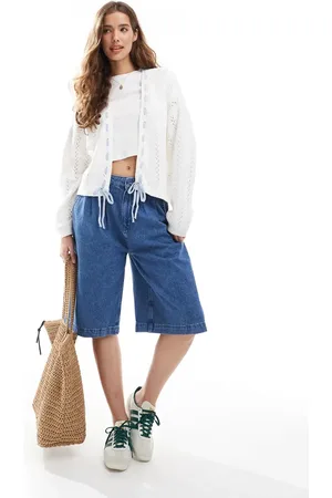Hollister – Offene Strickjacke in mit lockerem Schnitt