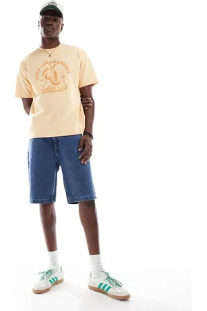 Brave Soul – Longline-Jeans-Shorts in