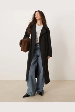 ASOS – Trenchcoat in mit Wasserfallkragen