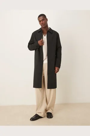ASOS – Schwarzer Trenchcoat