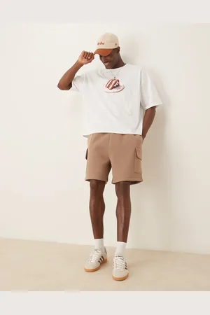 ASOS – Oversize-Cargoshorts in Beige